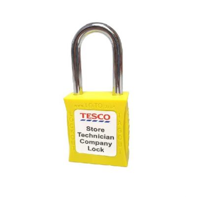 Yellow Store Technician Company Padlock Yellow Store Technician Company Padlock